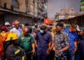 Sanwo-Olu Visits Lagos Island Fire Scene as Seven Victims Are Hospitalised