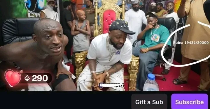 Carter Efe becomes Africa’s most-followed Twitch streamer after Davido livestream
