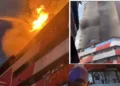 Fire Guts Sections of 25-Storey Building on Lagos Island