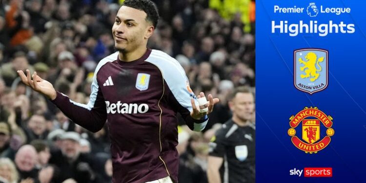 Aston Villa 2–1 Manchester United