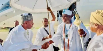 PHOTOS: Ooni Praises Zulum, Says Borno Can Feed Nigeria