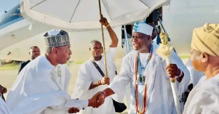 PHOTOS: Ooni Praises Zulum, Says Borno Can Feed Nigeria