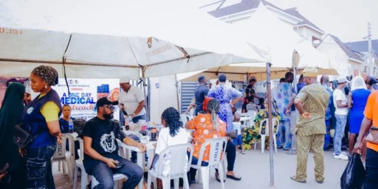 Akpabio Initiative Provides Free Medical Care to 700 Lagos Residents
